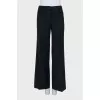 Black suit with wide trousers