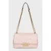 Quilted leather shoulder bag