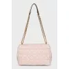 Quilted leather shoulder bag