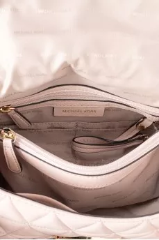 Quilted leather shoulder bag