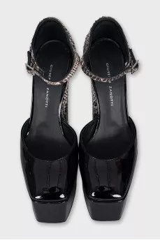Snakeskin heels