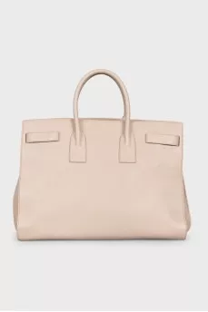 Leather Sac De Jour Tote