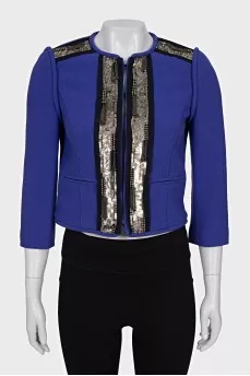 Purple jacket with sequins