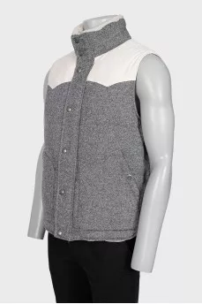 Men's wool vest