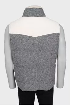 Men's wool vest
