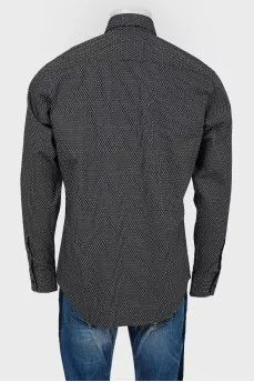 Men's shirt with padded collar