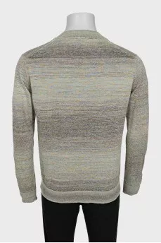 Men's green pullover
