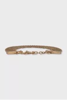 Gold choker on a hook