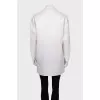 White oversized cardigan