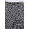 Houndstooth print skort