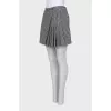 Houndstooth print skort