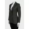 Double-breasted fitted jacket with pockets