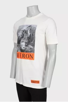Men's printed t-shirt with tag
