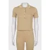 Golden suit with trousers