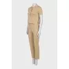 Golden suit with trousers