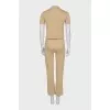 Golden suit with trousers