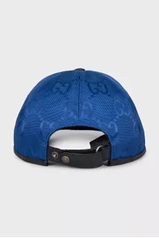 Blue cap with logo