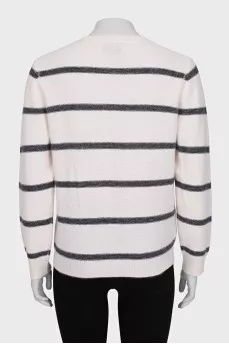 Striped cashmere sweater
