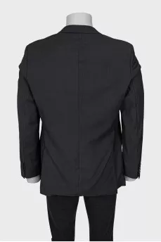 Men's black wool jacket