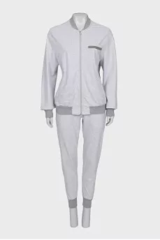 Tracksuit with tapered trousers