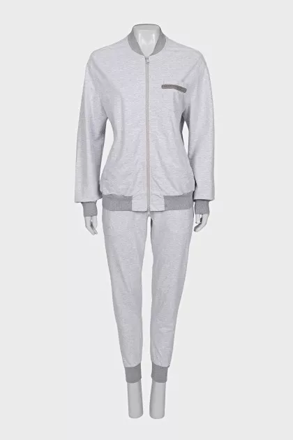 Tracksuit with tapered trousers