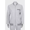 Tracksuit with tapered trousers