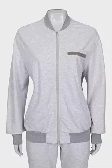 Tracksuit with tapered trousers