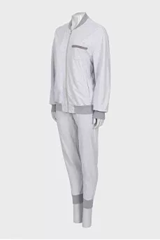 Tracksuit with tapered trousers