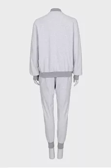 Tracksuit with tapered trousers
