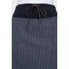 Pinstripe wool skirt