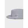 Felt hat with chain