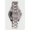 Silver round watch