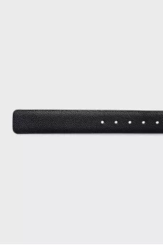 Reversible green belt with logo
