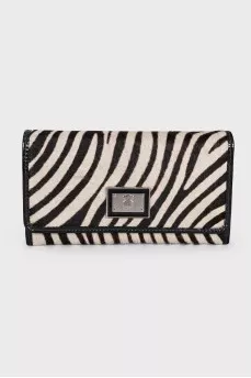 Animal print wallet