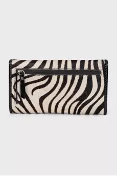 Animal print wallet