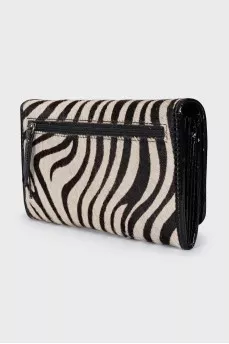 Animal print wallet