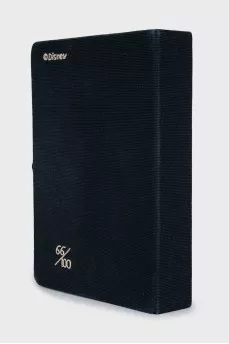 Clutch decorated with embroidery