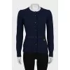 Wool cardigan with buttons