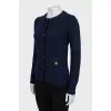 Wool cardigan with buttons