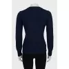 Wool cardigan with buttons