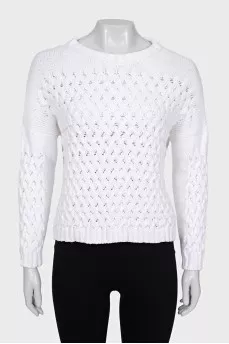 Chunky knit cropped jumper
