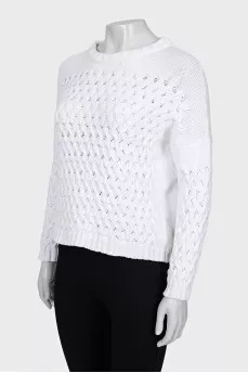Chunky knit cropped jumper