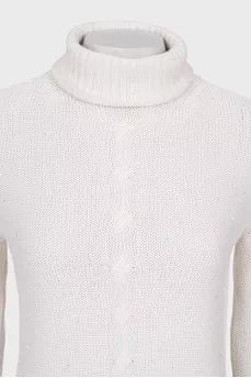 Cashmere and silk sweater with sequins