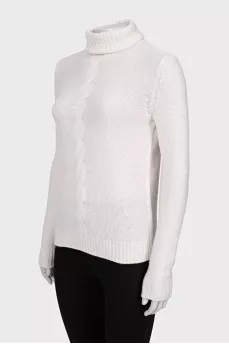 Cashmere and silk sweater with sequins