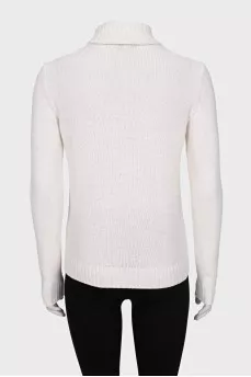 Cashmere and silk sweater with sequins