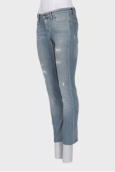 Ripped skinny fit jeans