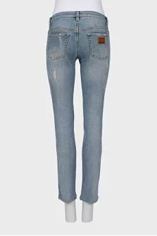 Ripped skinny fit jeans