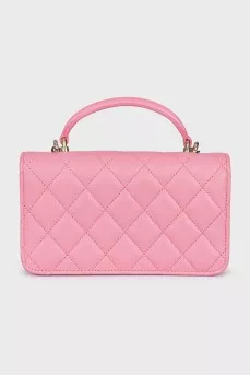 Розовая сумка Mini Flap Bag