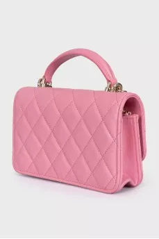 Розовая сумка Mini Flap Bag