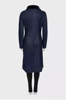 Reversible lambskin coat